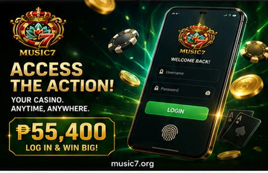 MUSIC Login Password official access screen